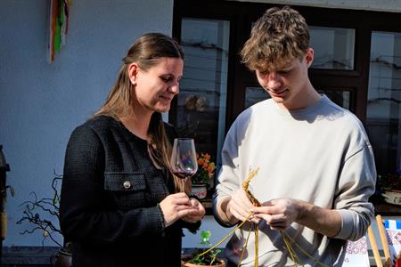 Kultura & vinařství * Velikonoční neděle plná řemesel v Kamil Prokeš vinařství