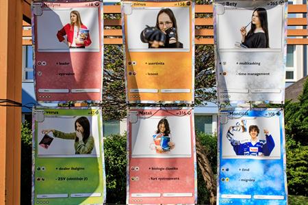 Gymnázium * Tablo maturantů třídy 4. A, školní rok 2024/2025; Pokémoni nebo maturanti? Obojí!