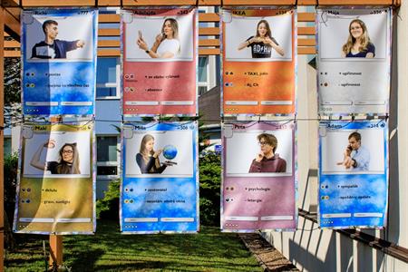Gymnázium * Tablo maturantů třídy 4. A, školní rok 2024/2025; Pokémoni nebo maturanti? Obojí!