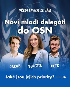 Významné osobnosti a jejich úspěchy * TEREZIE HICLOVÁ novou Mladou delegátkou OSN