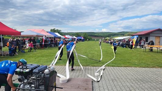 SDH * Mladí hasiči – soutěž v požárním útoku – Novosedly; 1. kolo Břeclavské hasičské ligy – Jezeřany-Maršovice