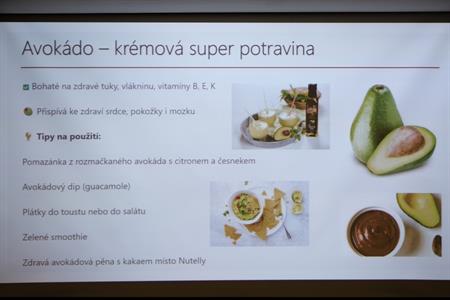 Senioři * Beseda s Mgr. Ing. Markétou Rozinkovou na téma ZDRAVÁ VÝŽIVA 
