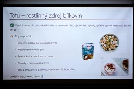 Senioři * Beseda s Mgr. Ing. Markétou Rozinkovou na téma ZDRAVÁ VÝŽIVA 