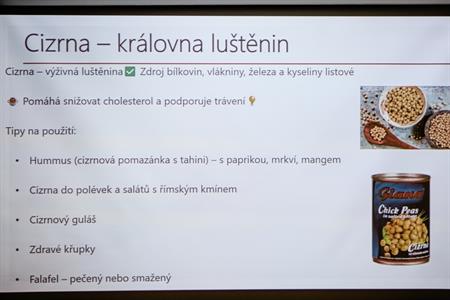 Senioři * Beseda s Mgr. Ing. Markétou Rozinkovou na téma ZDRAVÁ VÝŽIVA 