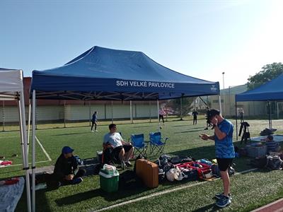 SDH * Mladí hasiči - Krajské kolo soutěže v disciplíně běh na 60m s překážkami ve Velké nad Veličkou 