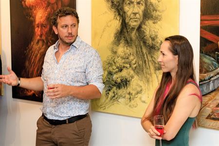 Kultura * U KOŘENE - Vernisáž autorské výstavy malíře a výtvarníka MICHALA JANOVSKÉHO v SENO Atelieru