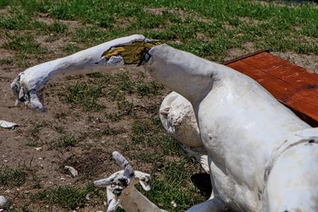 Vandalismus * Kříž Marka Laciny Óda na Frankovku nenávratně zničen