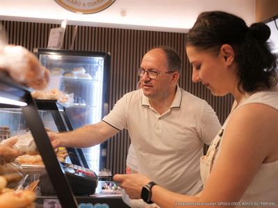 Dění ve městě * Ministr zemědělství Mgr. Marek Výborný na návštěvě v Pekařství Křivka