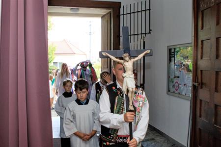 Kultura & folklor * HODY 2025 - Hodovní neděle 17. srpna 2025 - Slavnostní mše svatá a požádaní pana starosty o povolení hodů