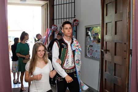 Kultura & folklor * HODY 2025 - Hodovní neděle 17. srpna 2025 - Slavnostní mše svatá a požádaní pana starosty o povolení hodů