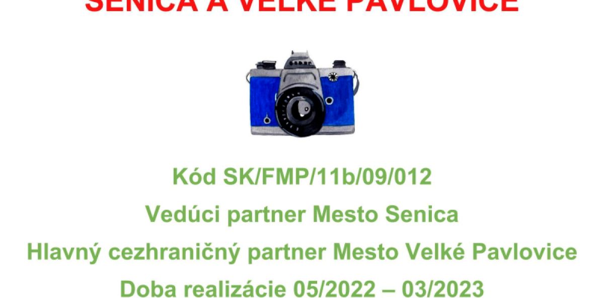 Přeshraniční projekt SR - ČR; ZKVALITNĚNÍ SLUŽEB A SPOLUPRÁCE TIK SENICA & TIC VELKÉ PAVLOVICE