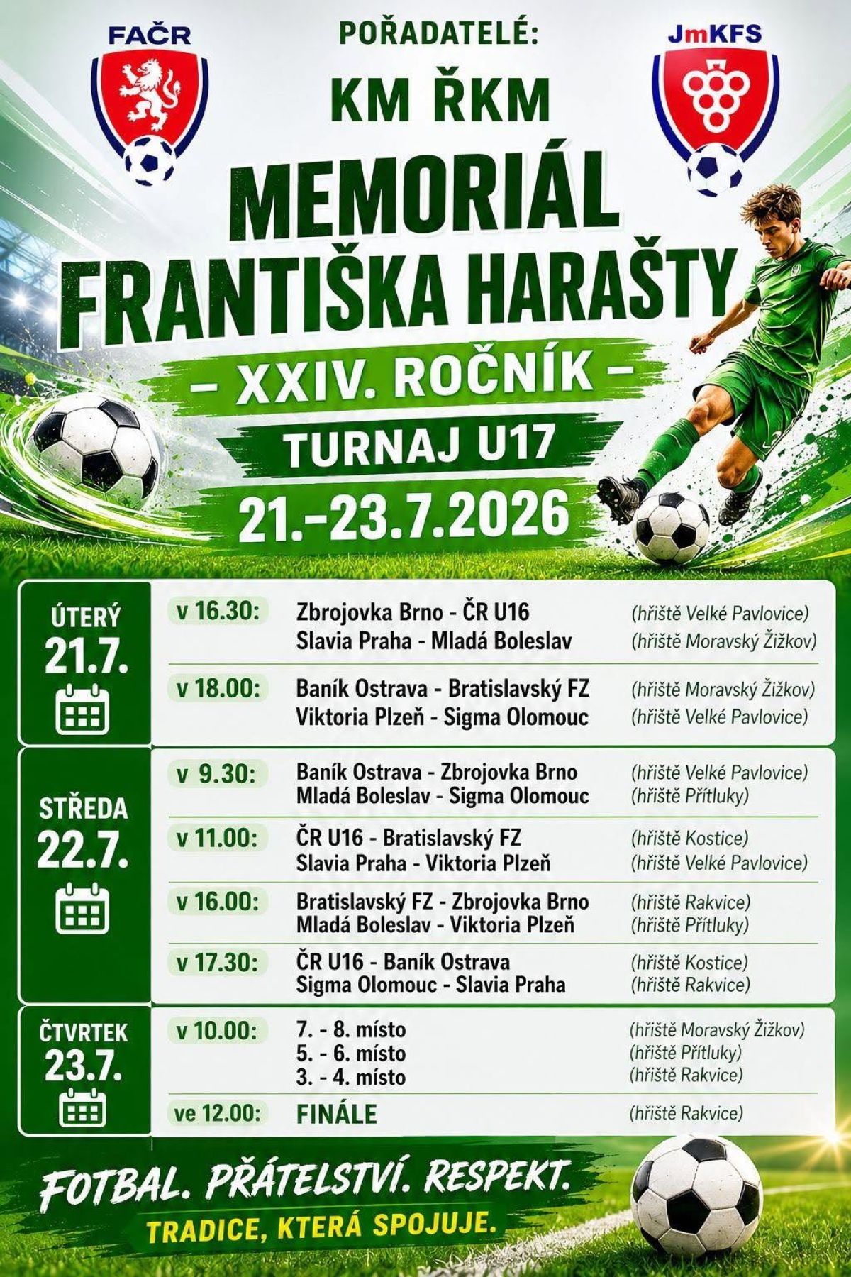 MEMORIÁL Františka Harašty - XXIV. ročník
