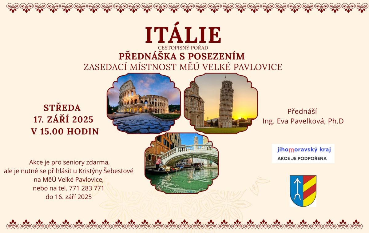 Startujeme nový cyklus akcí pro seniory