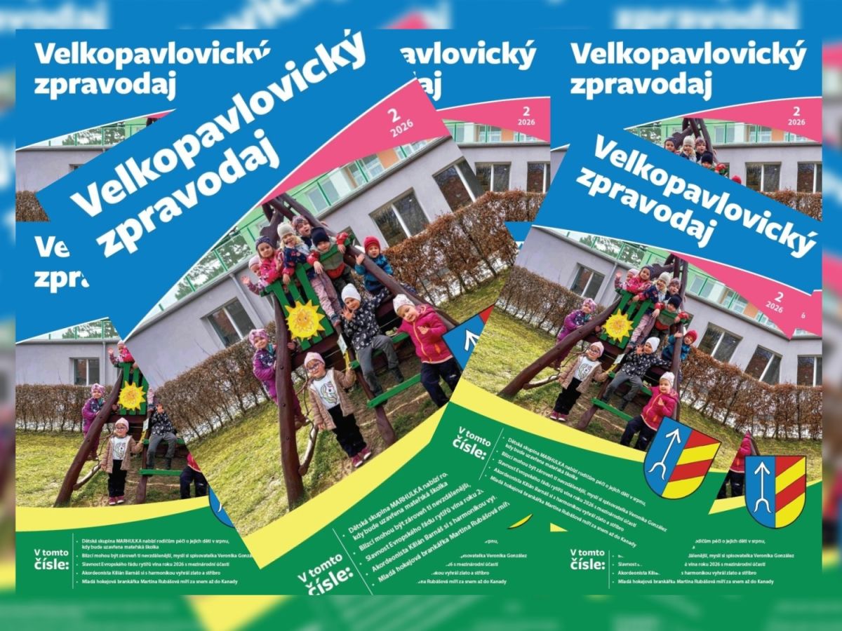 Velkopavlovický zpravodaj č. 2/2026 v prodeji