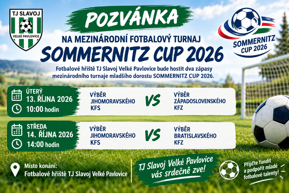 Pozvánka na SOMMERNITZ CUP 2026