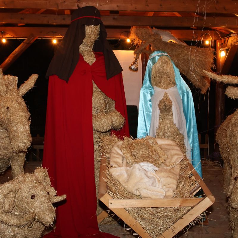 Betlém v zahradě ekocentra zve k zastavení