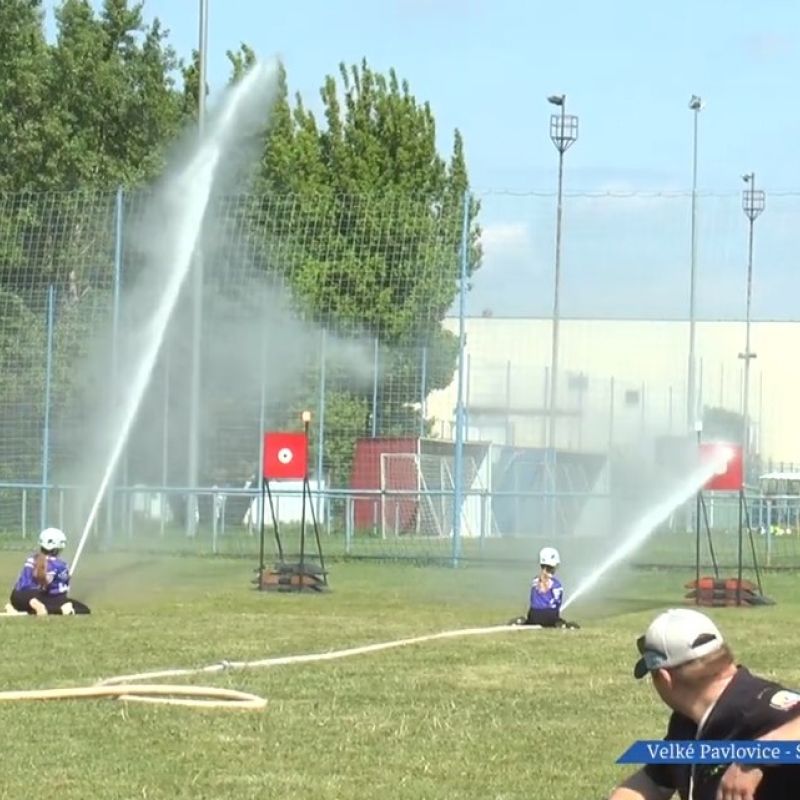 Reportáž RTV Jih - Mladí hasiči z SDH Velké Pavlovice zabodovali v Lize mladých hasičů