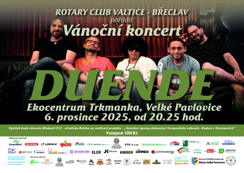 Vánoční koncert DUENDE pro Diakonii ČCE - Betlém
