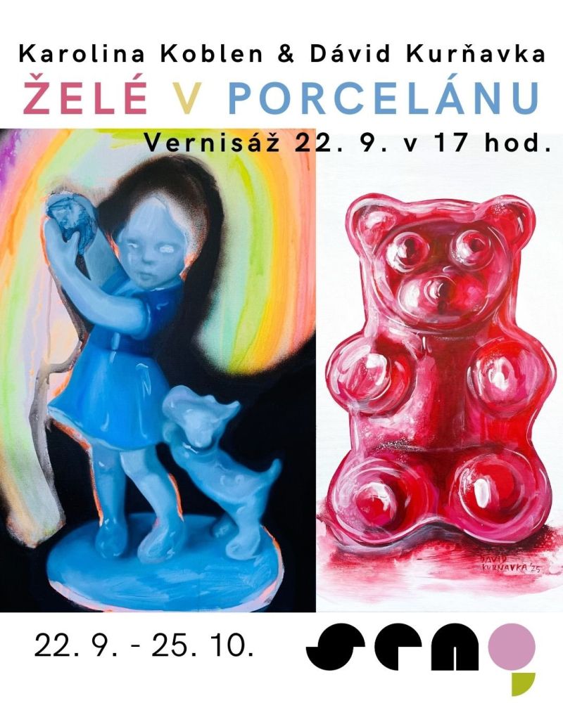 ŽELÉ V PORCELÁNU - Karolina Koblen & Dávid Kurňavka - výstava v SENO ATELIERU