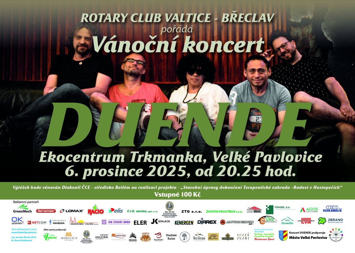 Vánoční koncert DUENDE pro Diakonii ČCE - Betlém