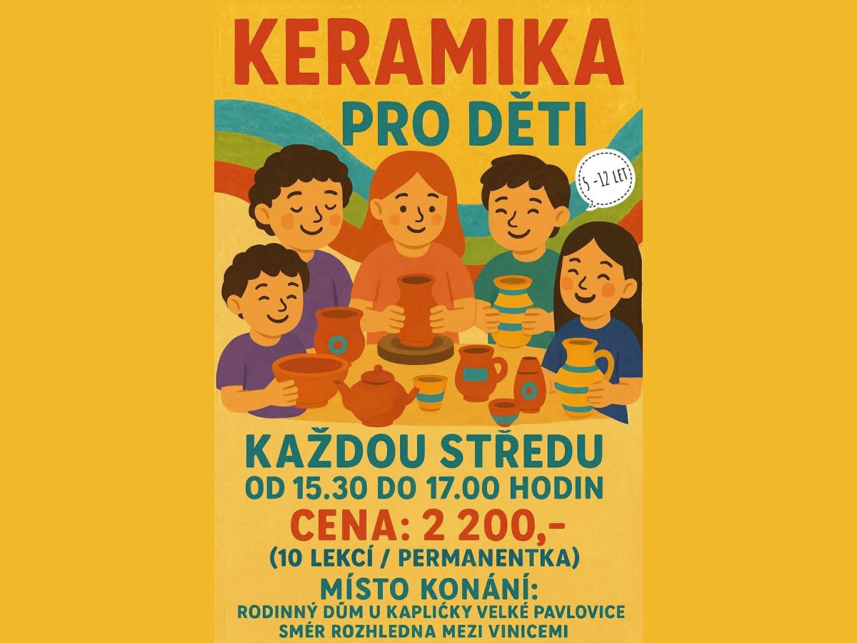 Kroužek keramiky. Zábava pro kreativní děti