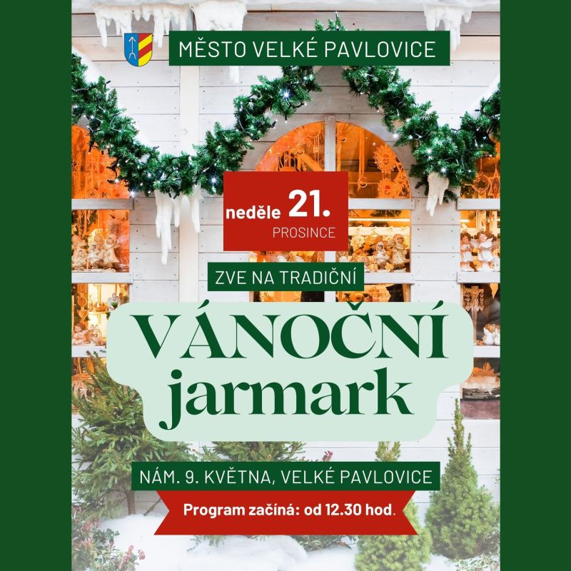 VÁNOČNÍ JARMARK U RADNICE již tuto neděli