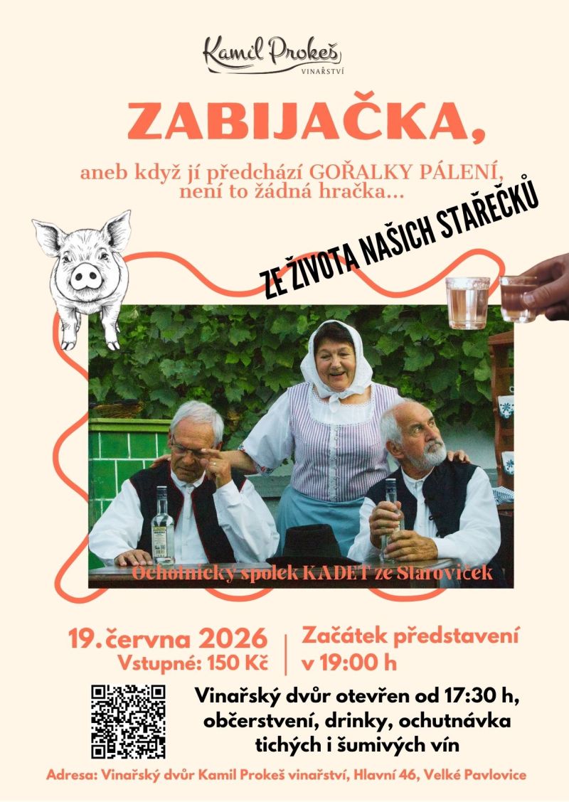 Divadelní představení ZABIJAČKA, aneb když jí předchází GOŘALKY PÁLENÍ