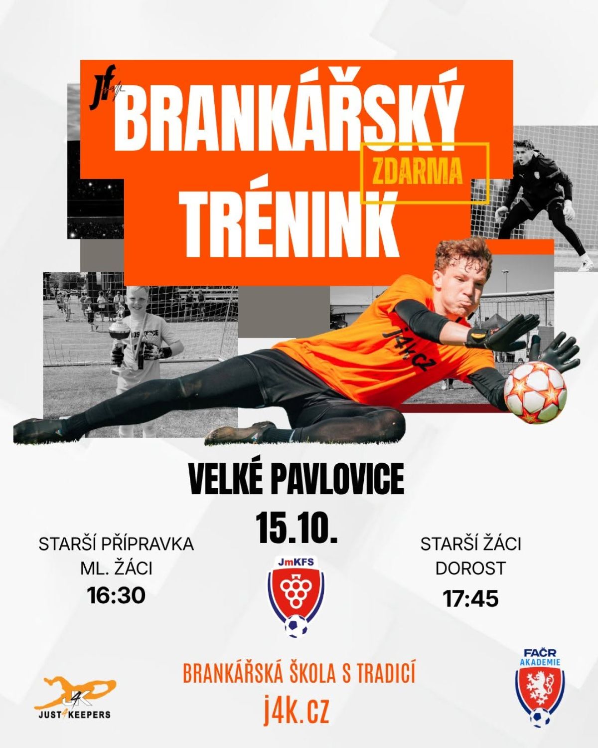 REGIONÁLNÍ BRANKÁŘSKÝ TRÉNINK ve Velkých Pavlovicích
