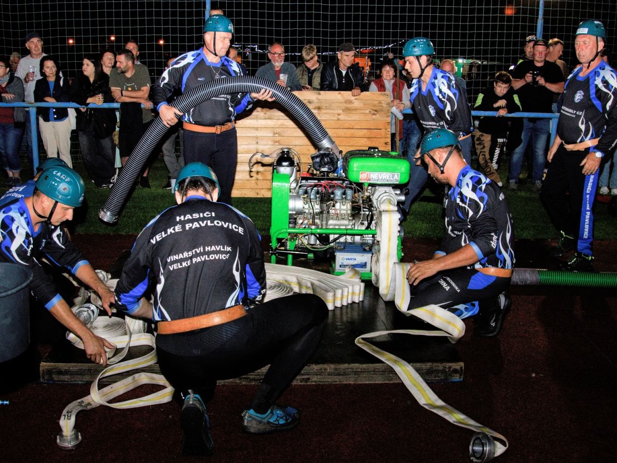 Noční soutěž v požárním útoku - 24. ročník. O pohár starosty města Velké Pavlovice 2026