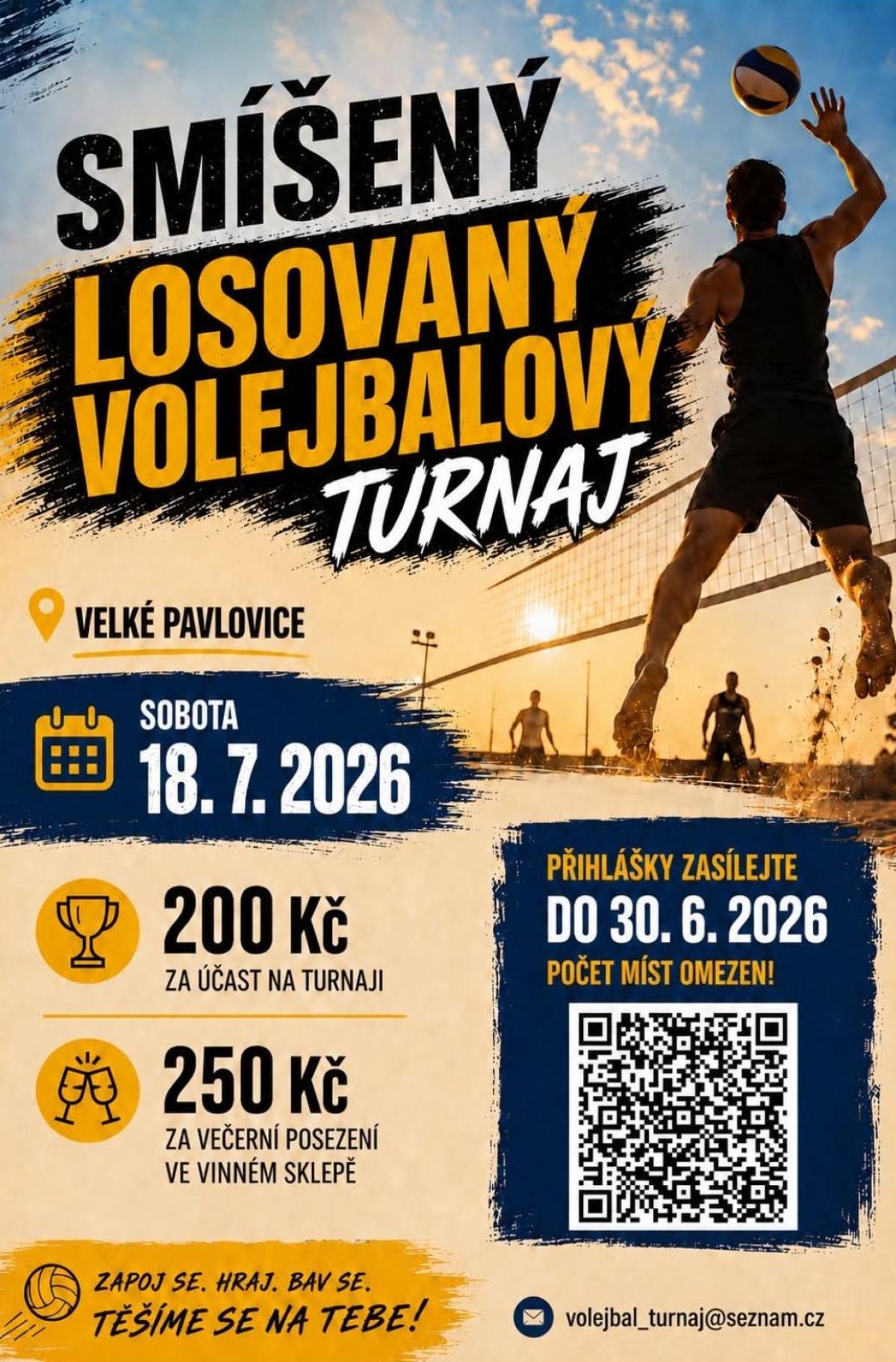SMÍŠENÝ LOSOVANÝ VOLEJBALOVÝ TURNAJ