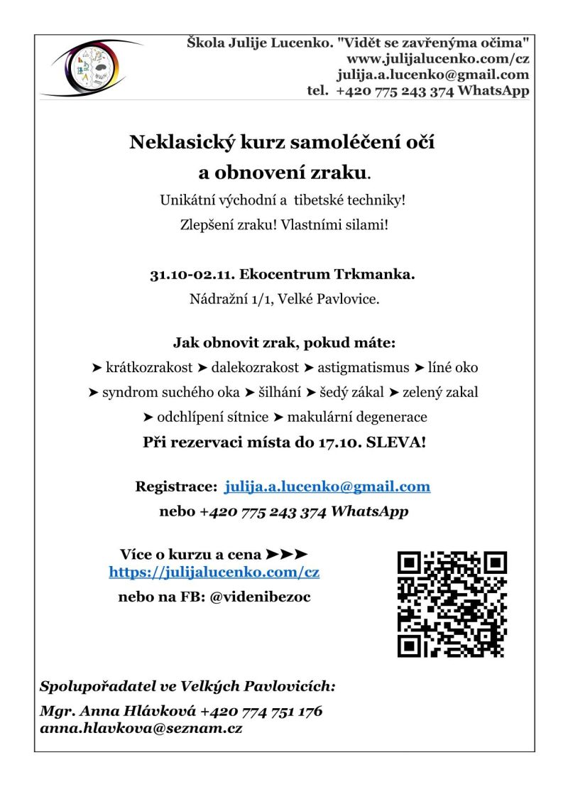 Neklasický kurz samoléčení očí a obnovení zraku
