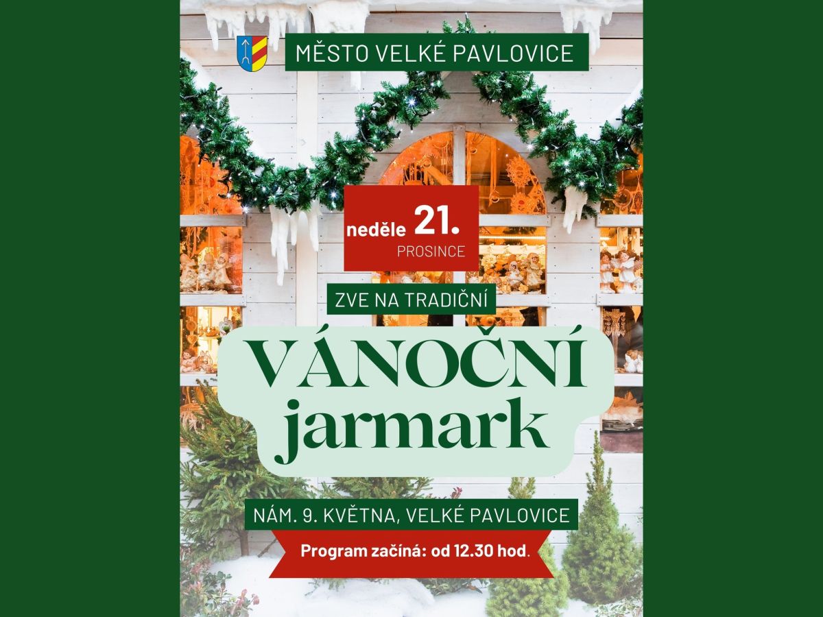 VÁNOČNÍ JARMARK U RADNICE již tuto neděli