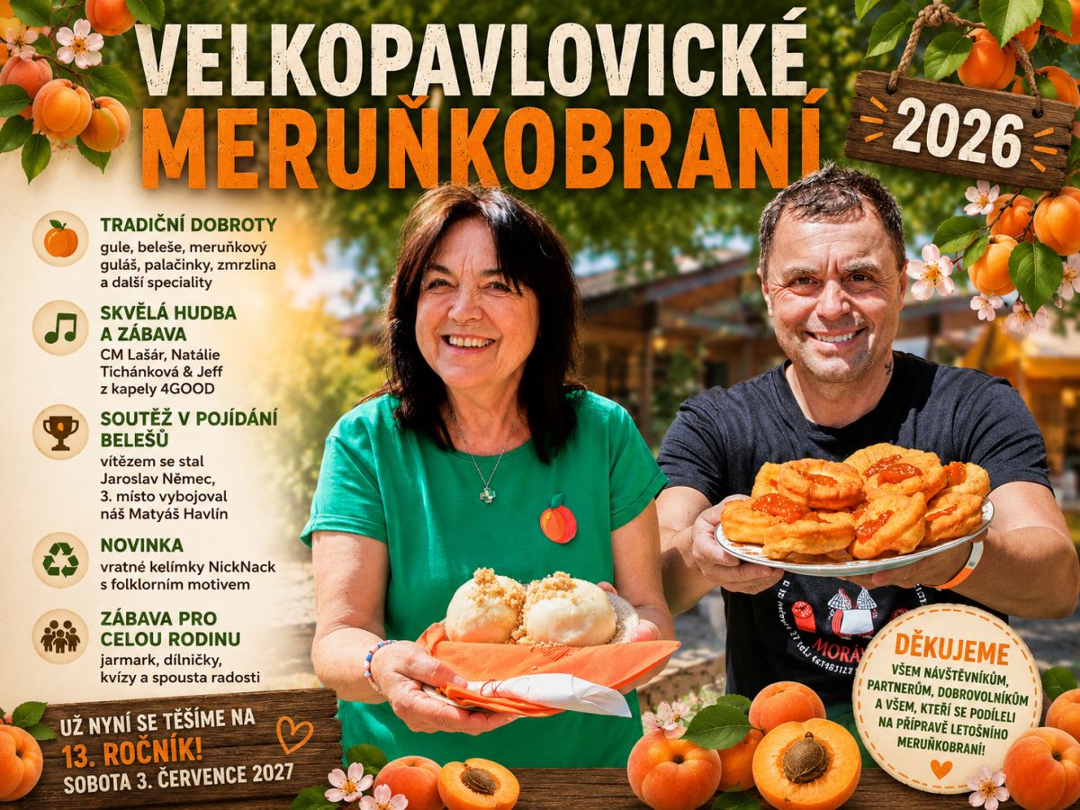 VELKOPAVLOVICKÉ MERUŇKOBRANÍ podvanácté. Oslava, kterou mráz nepřemohl