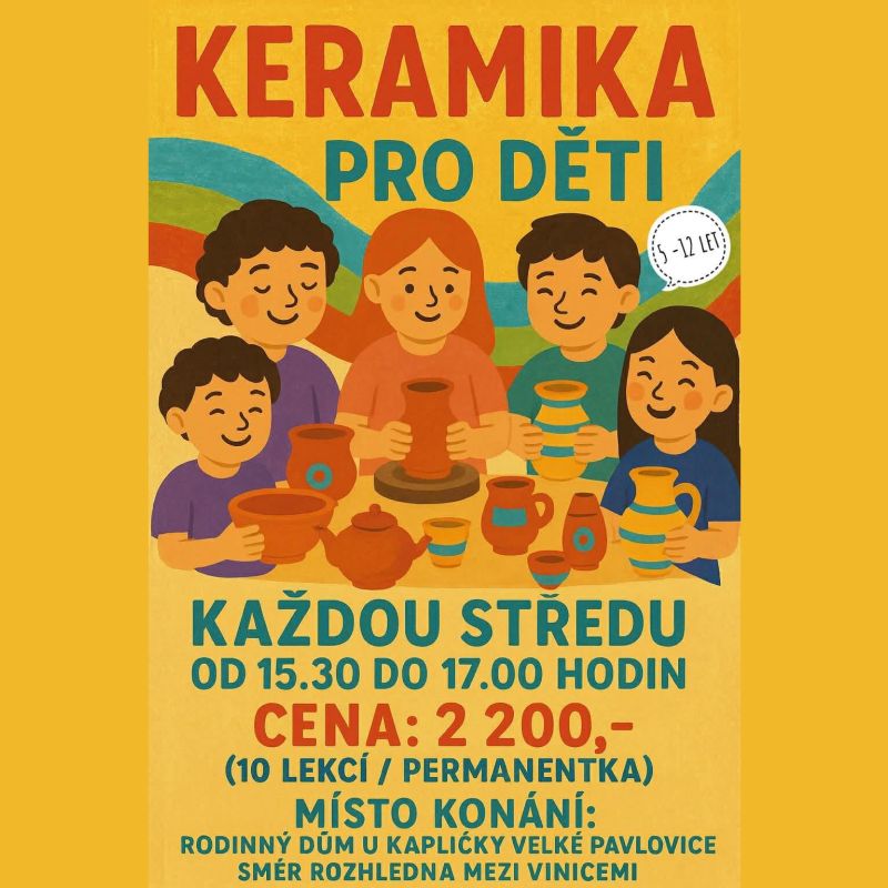 Kroužek keramiky. Zábava pro kreativní děti