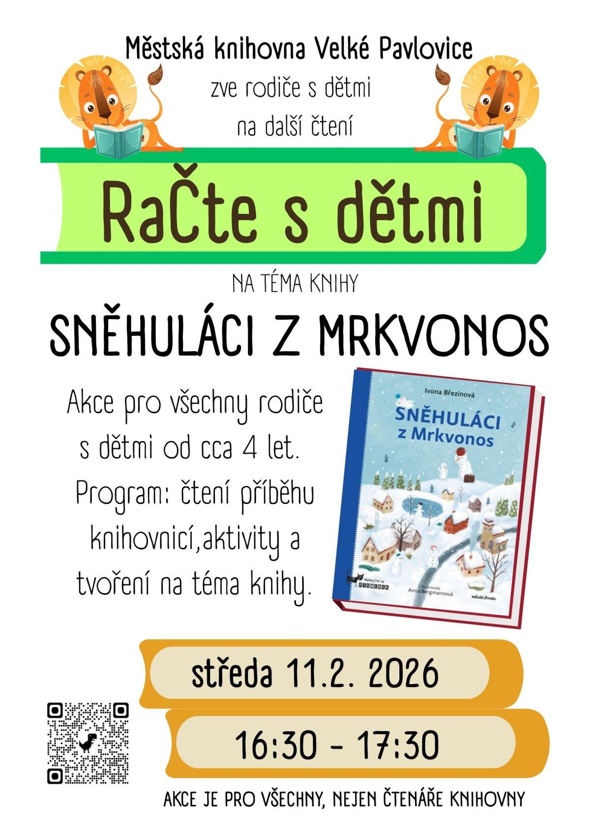 RAČTE S DĚTMI na téma knihy SNĚHULÁCI Z MRKVONOS
