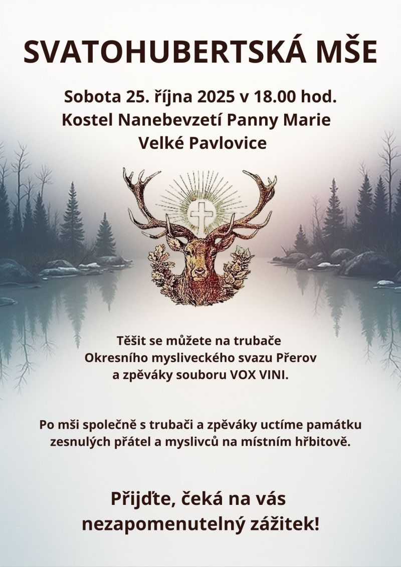 SVATOHUBERTSKÁ MŠE roku 2025