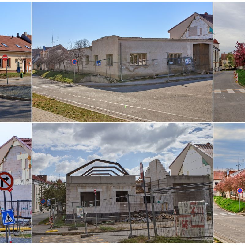 Jak šel čas: Výstavba dětské skupiny Marhulka