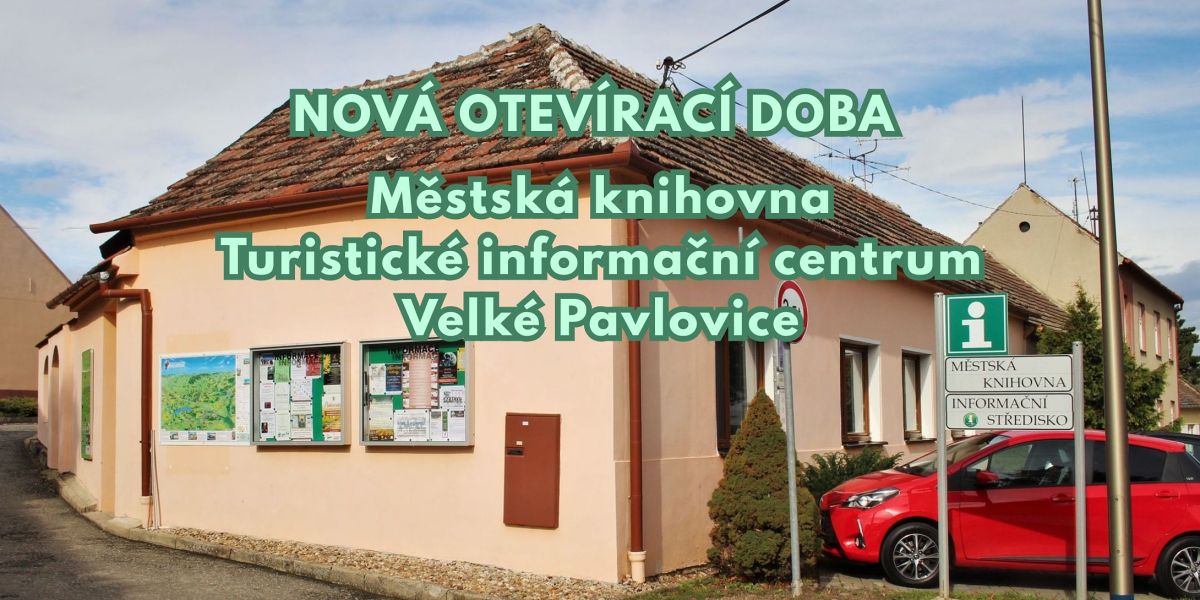 Čtenáři a turisté zpozorněte! MěK & TIC mají novou otevírací dobu